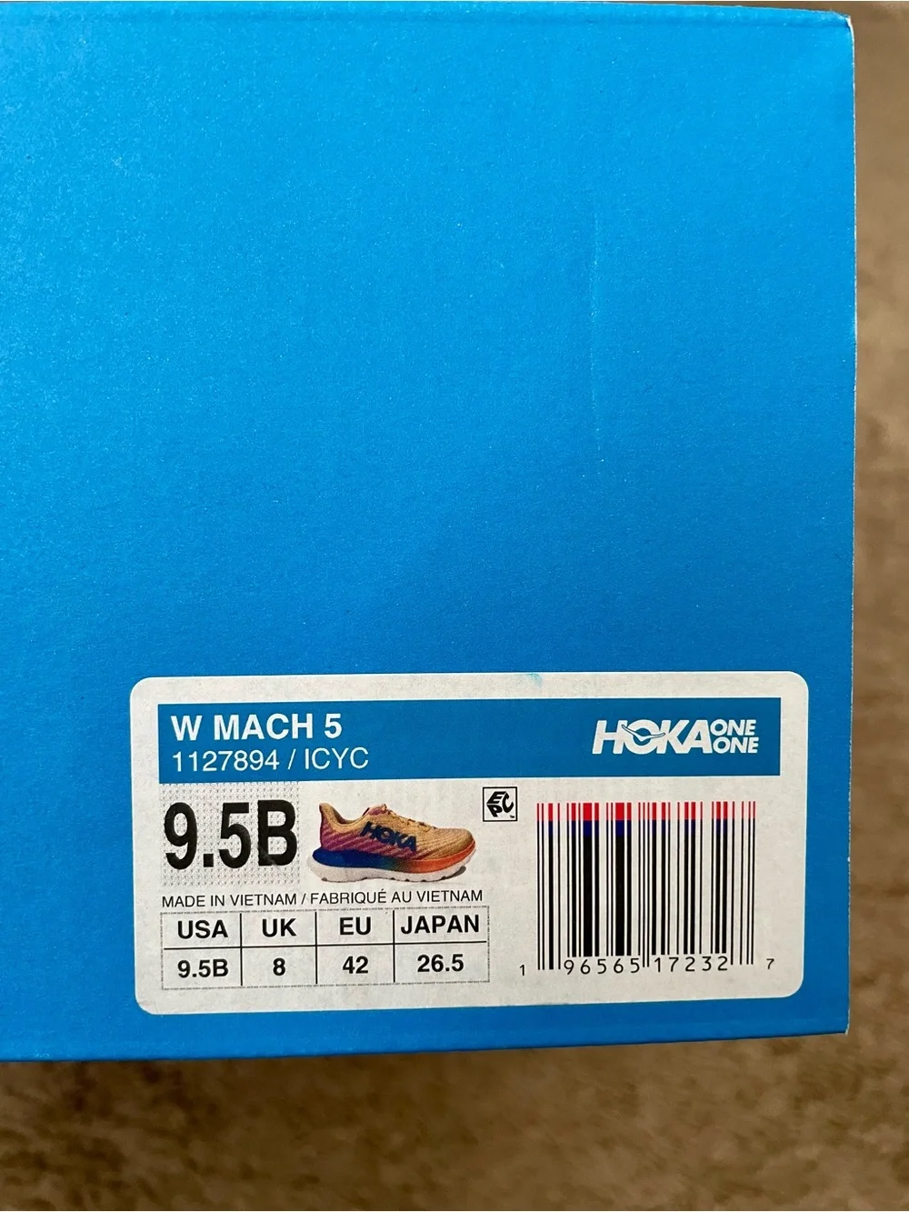 Hoka worn handful